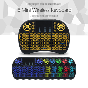 2.4GHz sans fil mini personnalisé à une main touchpad <span class=keywords><strong>gaming</strong></span> rvb <span class=keywords><strong>clavier</strong></span> souris ensemble pour ordinateur portable smart tv - Product Image 2