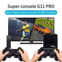 G11 Pro Game Box Console de jeu vidéo double joueurs 20000 + jeux rétro intégrés Manette de jeu sans fil Wifi 4K HD TV BOX Bâton de jeu