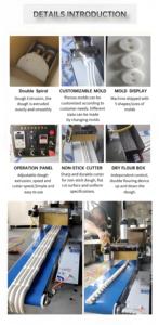 6 Lines 15cm 20cm 30cm Long Bread Dough Divider and Cutting Energy bar Extruder <b>Machine</b> Cookies Forming Machinery - Product Image 6
