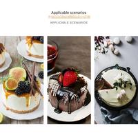 Boîte à gâteau personnalisée en plastique de qualité alimentaire pour anniversaire et mariage, boîte à gâteau à emporter, emballage transparent, boîtes à gâteau rondes