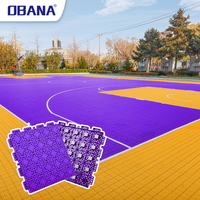 Dalles de sol emboîtables en PP PVC de haute qualité pour terrains de sport de basketball, jardins extérieurs, avec garantie de 10 ans et absorption des chocs