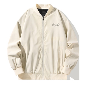Ropa de <span class=keywords><strong>primavera</strong></span> Chaqueta de <span class=keywords><strong>hombre</strong></span> de tela de poliéster Logotipo personalizado Chaqueta de <span class=keywords><strong>primavera</strong></span> en blanco de alta calidad Hombres - Product Image 1