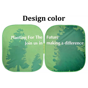 Xiangta che nắng xe ô tô hình vuông chống tia UV có thể gập lại được che nắng phía trước che nắng cửa sổ che nắng - Product Image 4