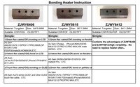 Zjwy en 580 vendora de pantalla Flex bondage Machine lcd réparation ACF COF LCD panneau lcd câble flexible bondage machine lcd réparation