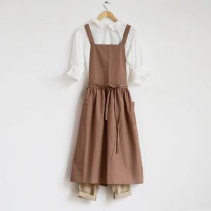 MS02 Cotton Linen Waterproof Artistic Kitchen <b>Work</b> Uniform Vest <b>Apron</b> Multi Colors Unisex Four Season One Size Fits All - Product Image 2