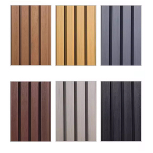 Revêtement mural extérieur <span class=keywords><strong>en</strong></span> composite WPC imperméable, panneau de bardage de style europé<span class=keywords><strong>en</strong></span>, usage domestique et commercial - Product Image 3