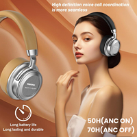 Remax Wireless Over Ear Bluetooth 5.4 Headset Kopfhörer mit aktiver Geräusch unterdrückung Dual Mode Wireless-Kopfhörer mit Mikrofon