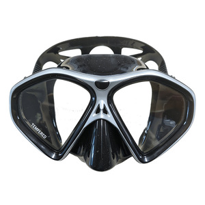 Máscara de Buceo HhaoSport, Vidrio Templado, Silicona, PC, Talla Única, Gafas de Snorkel y Buceo Libre, Antivaho, Alta Definición - Product Image 1