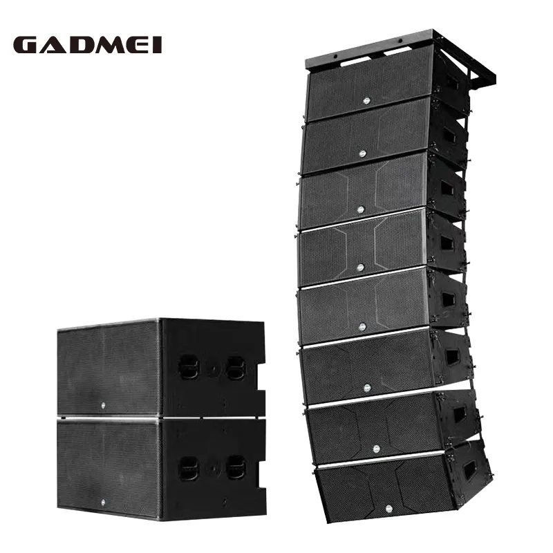 LS3210 Caisson de basses 18 "double enceinte line array 10 pouces 3 voies son audio