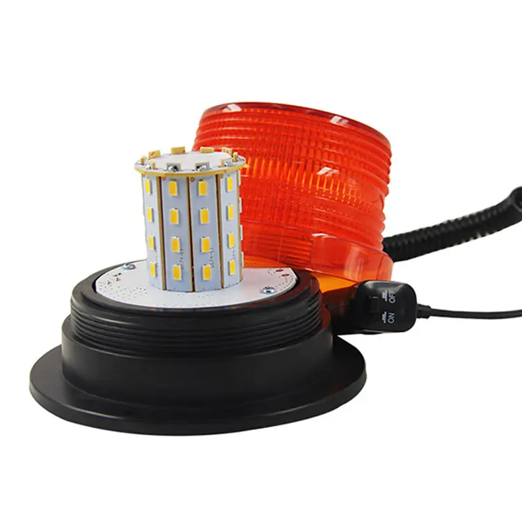 Spia luminosa a LED stroboscopica ambra Toptree per camion o carrelli elevatori