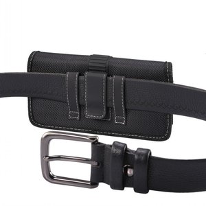 Fondina Orizzontale in Nylon per Cellulare, per iPhone 17 16, <span class=keywords><strong>Samsung</strong></span>, Moto - Custodia in Tela da Cintura con Clip/Passanti - Product Image 5