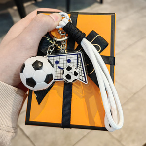 Porte-clés de football en gros, style sportif, pour sac à dos, souvenir de couple, cadeau, <span class=keywords><strong>but</strong></span> et ballon de football - Product Image 5