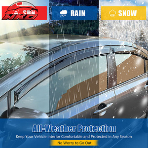 Para Honda Civic 06-11 Sedán, Visera Acrílica para Ventana, Protector Contra Sol y Lluvia, Deflector de 4 Piezas, Protección para Ventanas Laterales de Puerta de Coche - Product Image 6