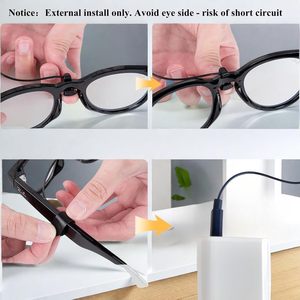 USB dây sạ<span class=keywords><strong>c</strong></span> và tường Sạ<span class=keywords><strong>c</strong></span> Adapter Kit cho Rayban Meta WAYFARER/skyler/headliner thông minh kính phụ kiện thay thế - Product Image 4