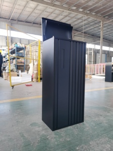 ตู้รับจดหมายกลางแจ้งแบบติดตั้งบนพื้นดิน ทำจากเหล็กชุบสังกะสี พร้อมโลโก้สั่งทำพิเศษ สำหรับรับจดหมาย <span class=keywords><strong>พัสดุ</strong></span> และส่งของ - Product Image 6