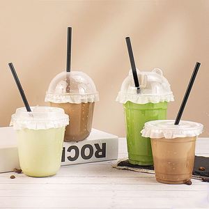 Gobelets en plastique jetables transparents en PET sans BPA, imprimés sur mesure, capacité de 12, 16, 18, 20, 24 oz pour café, smoothies, thé, boissons - Product Image 4
