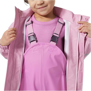 Impermeable para Niñas en Oferta, Ropa Infantil, Impermeable de Plástico PU Reciclado con Capucha y Ropa de Lluvia para Niños - Product Image 3