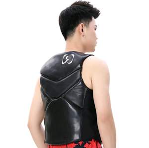 سترة نجاة للبالغين عالية الطفو معتمدة احترافيًا للسباحة وركوب الأمواج والتجديف، سترة طفو بحرية - Product Image 2