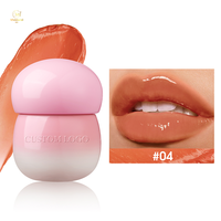 Échantillon gratuit de brillant à l'huile pour les lèvres hydratant OEM de logo personnalisé brillant à lèvres de marque privée brillant à lèvres repulpant longue durée maquillage teinte pour les lèvres végétalien