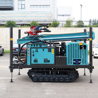 Machine de forage de puits d'eau 300m SM300, type chenillé diesel