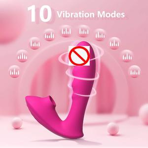100% wasserdichte Rose Red Silikon Adult Toy Vibrator lecken Klitoris absaugung & Vagina Klitoris Stimulation für Frauen - Product Image 6