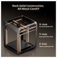 Anycubic Kobra S1 Max Combo Printer 3D Format Besar Multi-Warna dengan Penyetelan Otomatis Kecepatan Tinggi FDM WiFi untuk Rumah dan DIY