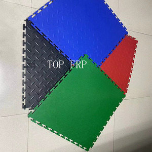 High Quality PVC Interlocking Garage Flooring Tiles Durable Industrial Workshop PVC Floor Mat - Product Image 5