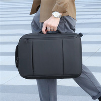 Sac à dos pour ordinateur portable unisexe en tissu Oxford imperméable avec fermeture éclair et port USB, design intelligent, qualité supérieure, idéal pour l'école, les voyages et les affaires