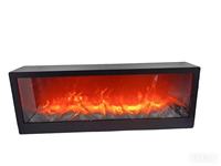 Cheminée LED 3D vintage nordique à effet flamme, éclairage décoratif moderne pour intérieur, idéal pour la maison, Halloween, table ou accent de table.