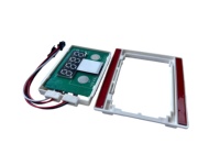 Contrôleur sensible 12V avec capteur tactile LED pour miroir, affichage de l'heure et de la température, pour l'éclairage des miroirs de salle de bain