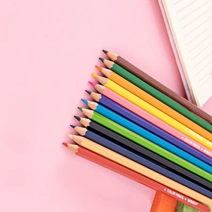 Lápices de Colores de Madera de Álamo de Marca Privada, Disponibles en 12/24/36/72 Colores, Juego de Lápices de Colores Bonitos en Estuche - Product Image 3
