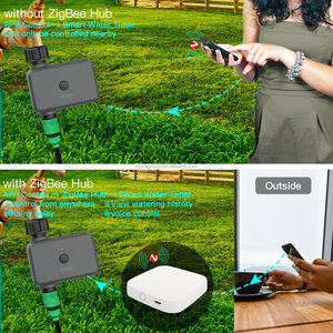 Temporizador de agua para plantas de jardín, tubería de agua Gardena electrónica automática, temporizador de agua TUYA, Control remoto inteligente, marca MOES - Product Image 6