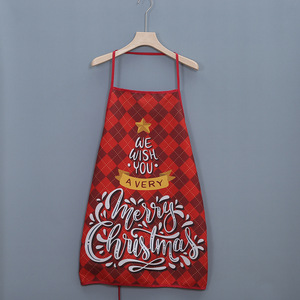 Tablier à bavette de Noël, tabliers unisexes Tablier de <span class=keywords><strong>cuisine</strong></span> de <span class=keywords><strong>cuisine</strong></span> réglable résistant aux gouttes d'eau pour chef, tablier de <span class=keywords><strong>dessin</strong></span> pour barbecue - Product Image 6