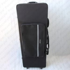 Saxofón plano barítono E, recién llegado, cuerpo lacado de latón dorado, teclas niqueladas, instrumentos musicales de saxofón con estuche para <span class=keywords><strong>boquilla</strong></span> - Product Image 5