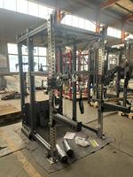 SK Six Post Functional Trainer Smith Machine Dual Cable Crossover Power Rack Équipement de Gym Commercial Système d'Entraînement de Force
