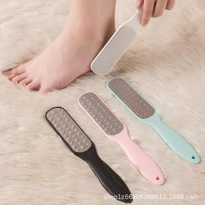 Lima de pies ovalada de doble cara grande con pulidor de <span class=keywords><strong>piedra</strong></span> para eliminar callosidades y piel muerta, incluye cepillo para lavar los pies, cuidado de los pies - Product Image 2