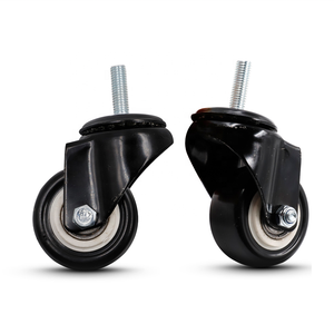 Top Seller Schwarz 1,5 Zoll Schraub stange Universal Brake <span class=keywords><strong>Crib</strong></span> Electrical Special Nylon Möbel gießer für Kleider schrank - Product Image 3