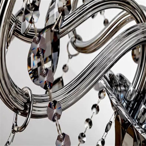 Đèn chùm & đèn treo pha lê hiện đại kiểu cổ điển châu Âu JYLIGHTING màu đen <span class=keywords><strong>d</strong></span>ùng cho khách sạn, phòng khách, nhà hàng - Product Image 5