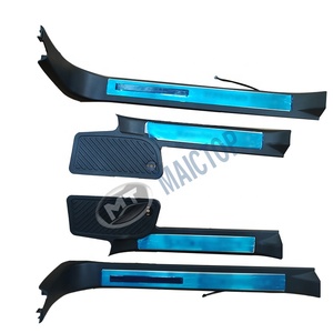 Plaque <span class=keywords><strong>de</strong></span> protection pour <span class=keywords><strong>porte</strong></span> <span class=keywords><strong>de</strong></span> voiture maxitop, bleu, <span class=keywords><strong>noir</strong></span> et beige, pour land cruiser fj200, lc200, 2016 - Product Image 3