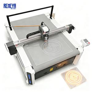 REMEYA Traceur de découpe numérique CNC automatique à plat pour papier et carton, alimentation automatique, pour panneaux publicitaires KT, avec couteau oscillant - Product Image 1