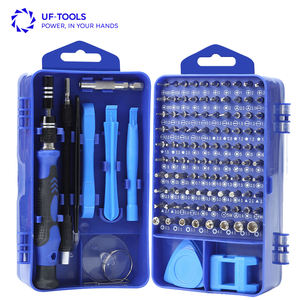 UFTOOLS Vente Flash Kit d'outils de réparation magnétique 122 en 1 pour iPhone Series/Mac/iPad/Tablette/Ordinateur portable/Xbox Series/Caméra/Électronique - Product Image 1