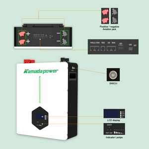 Logo personnalisé <span class=keywords><strong>48V</strong></span> 51.2V 100Ah 200Ah <span class=keywords><strong>Batterie</strong></span> au <span class=keywords><strong>lithium</strong></span> BMS 5kWh 10kWh 15kWh <span class=keywords><strong>Batterie</strong></span> LiFePO4 de stockage d'énergie solaire à domicile sur rack - Product Image 5