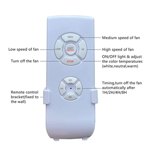 Châu Âu Chuyển Đổi Âm Thanh Từ Xa LED Có Thể Chơi Âm Nhạc Ánh Sáng Trần Vô Hình Fan Hâm Mộ Ánh Sáng 42 Inch Blades Chandelier Thiết Kế Ánh Sáng - Product Image 4