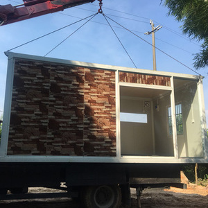 บ้านคอนเทนเนอร์ทรงสี่เหลี่ยมผืนผ้า บ้านคอนเทนเนอร์ทันสมัย ความหนามาตรฐานสำหรับใช้เป็นที่อยู่อาศัย - Product Image 3