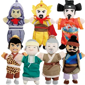 בובת יד דמויות סינית עתיקה חינוכית פופולרית למשחקי תפקידים ולמידה