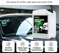 Pasta Profesional para Eliminar Películas de Grasa del Vidrio, Limpiador Profundo y Compuesto para Pulir Parabrisas, Elimina la Opacidad, las Manchas y las Marcas de Agua Dura