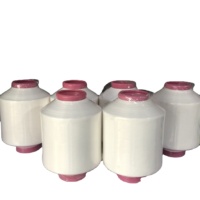 Fil de polyamide haute ténacité DTY 200D/72F 100/36/2, fil de nylon semi-terne pour tricot, tissage et tricot à la main, blanc brut