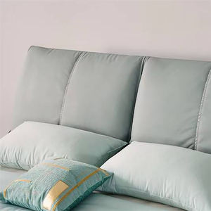 ชุดเฟอร์นิเจอร์ห้องนอนอิตาลีหนังแท้สไตล์วิลลาหรูหราหัวเตียงขนาดคิงไซส์ดีไซน์คลาสสิก - Product Image 2