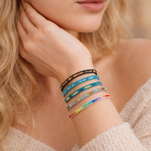 Pulseras Resoul Boho Tejidas con Cuentas Miyuki, Coloridas, Hechas a Mano, Ajustables, Apilables, <span class=keywords><strong>de</strong></span> la Amistad, Joyería <span class=keywords><strong>de</strong></span> Verano para la Playa - Product Image 3