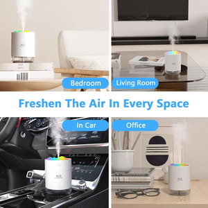 Portable 350ml Mini Volcano Diffuser Rechargeable <b>Battery</b> Powered Aromatherapy Humidifier for Home Car Outdoor Use - Product Image 5